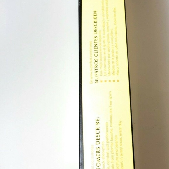 Superfeet Yellow Hockey Insoles Youth Junior Skate - Picture 5 of 6